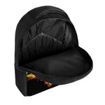 Flaming Star of David Print Casual Backpack