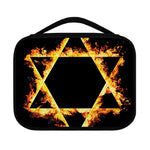 Flaming Star of David Print Classic Bible Case