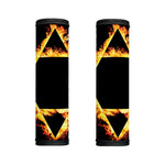 Flaming Star of David Print Handle Covers
