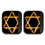 Flaming Star of David Print Handle Covers