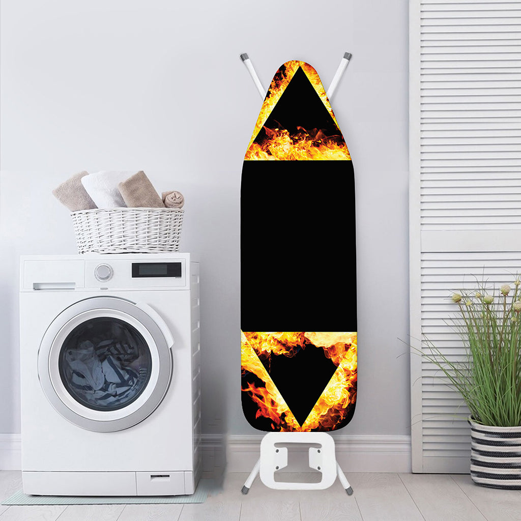 Flaming Star of David Print Ironing Board Cover