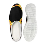 Flaming Star of David Print Mesh Casual Shoes