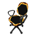 Flaming Star of David Print Office Chair Cover