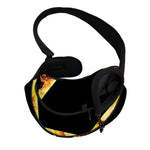 Flaming Star of David Print Pet Sling Carrier