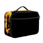 Flaming Star of David Print Portable Lunch Bag
