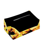 Flaming Star of David Print Rectangle Tissue Box Cover