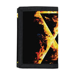 Flaming Star of David Print Trifold Wallet