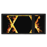 Flaming Star of David Print Trifold Wallet