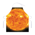 Flaming Sun Print Adjustable Apron