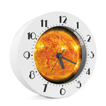 Flaming Sun Print Alarm Clock