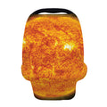 Flaming Sun Print Baby Seat Cover