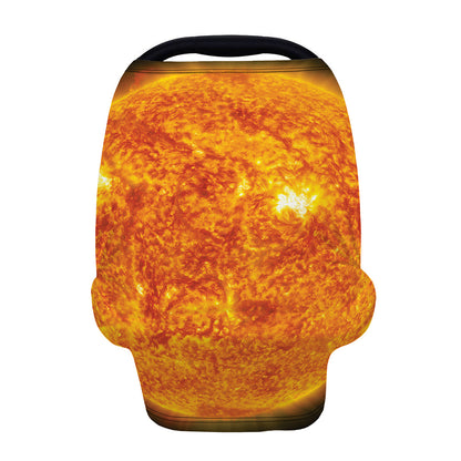 Flaming Sun Print Baby Seat Cover