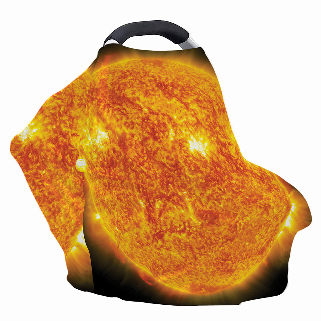 Flaming Sun Print Baby Seat Cover