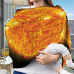 Flaming Sun Print Baby Seat Cover
