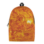 Flaming Sun Print Backpack