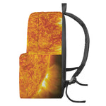 Flaming Sun Print Backpack