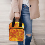 Flaming Sun Print Bible Tote Bag