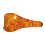 Flaming Sun Print Bicycle Seat Cover