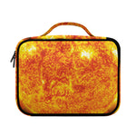 Flaming Sun Print Briefcase Bible Bag