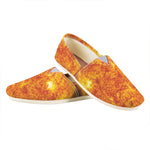 Flaming Sun Print Casual Shoes