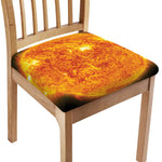 Flaming Sun Print Chair Cushion Cover
