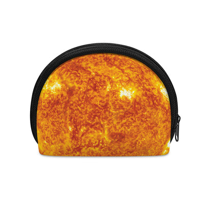 Flaming Sun Print Coin Purse