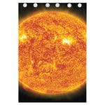 Flaming Sun Print Curtain