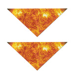 Flaming Sun Print Dog Bandana