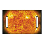 Flaming Sun Print Golf Cart Seat Cover