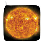 Flaming Sun Print Hand Towel