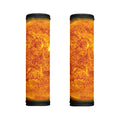 Flaming Sun Print Handle Covers