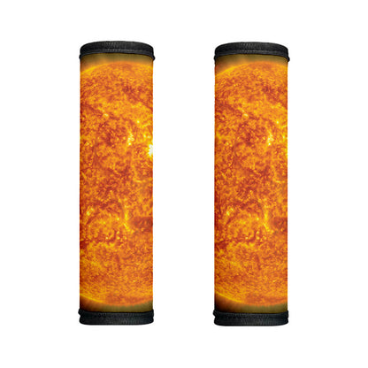 Flaming Sun Print Handle Covers
