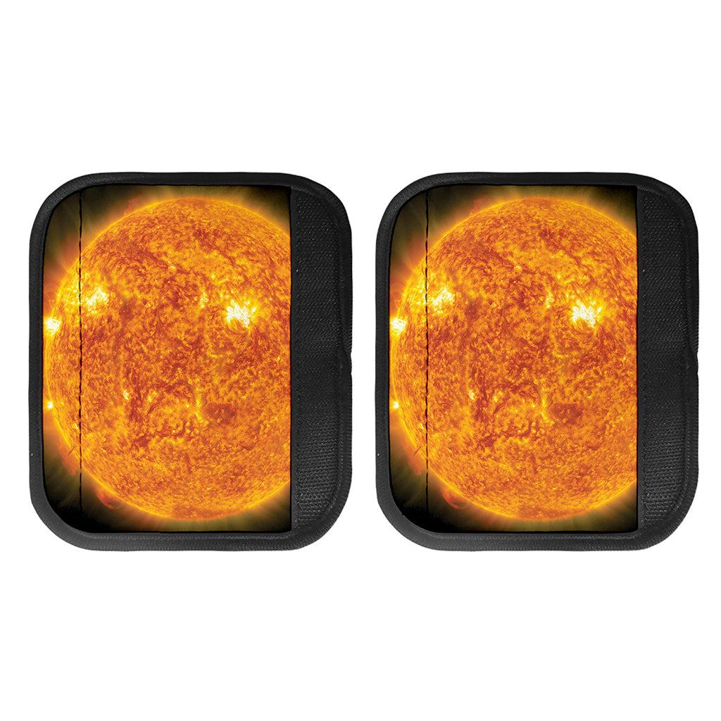 Flaming Sun Print Handle Covers