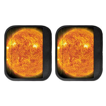 Flaming Sun Print Handle Covers