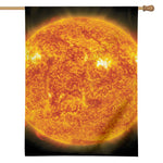 Flaming Sun Print House Flag