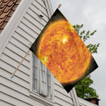 Flaming Sun Print House Flag