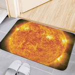 Flaming Sun Print Indoor Door Mat