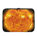 Flaming Sun Print Laptop Sleeve
