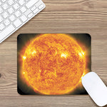 Flaming Sun Print Mouse Pad