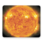 Flaming Sun Print Mouse Pad