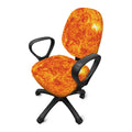 Flaming Sun Print Office Chair Cover