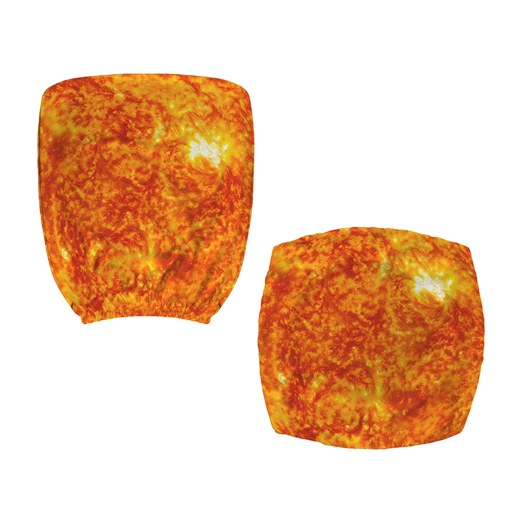 Flaming Sun Print Office Chair Cover