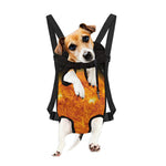 Flaming Sun Print Pet Carrier Backpack