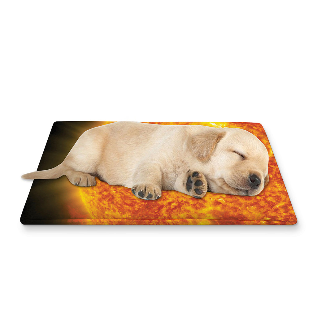 Flaming Sun Print Pet Cooling Mat Cover
