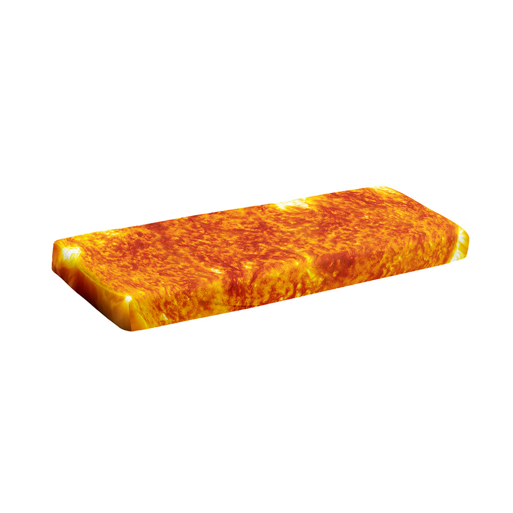 Flaming Sun Print Piano Keyboard Cover