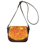 Flaming Sun Print Saddle Bag