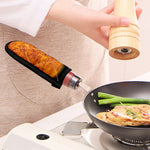 Flaming Sun Print Skillet Handle Cover