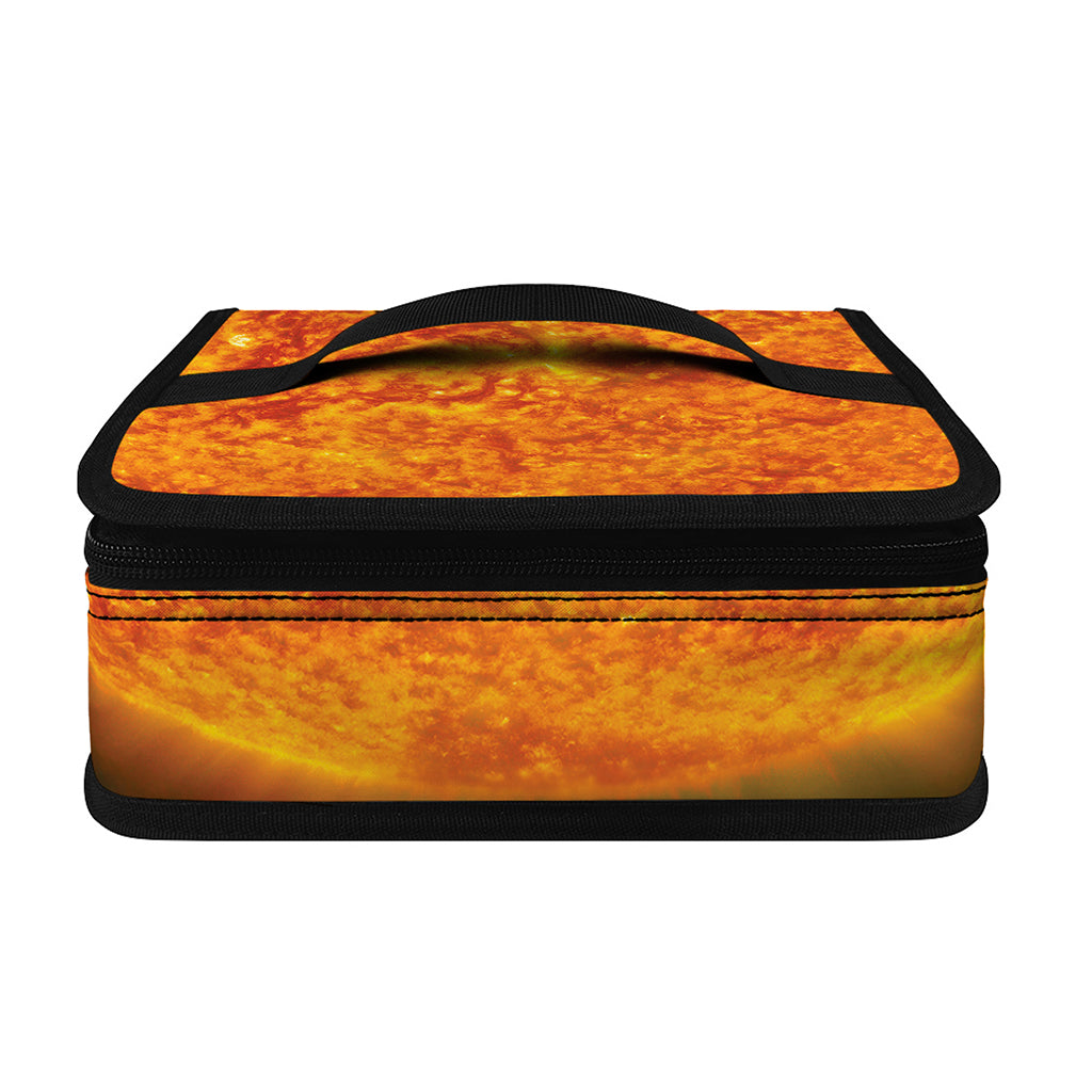 Flaming Sun Print Small Lunch Bag