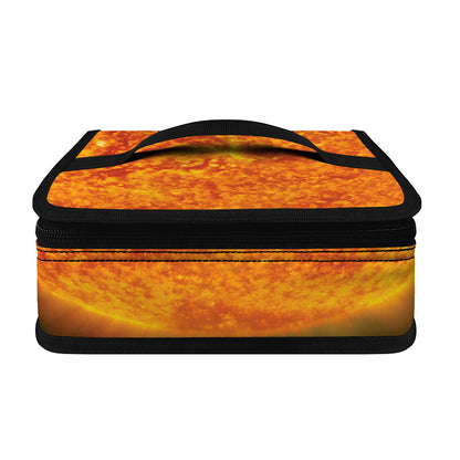 Flaming Sun Print Small Lunch Bag