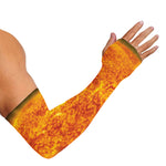 Flaming Sun Print Sun Protection Arm Sleeves